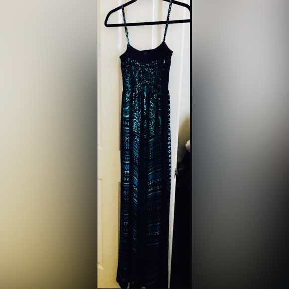 Dresses & Skirts - Black and mint and teal design plus size dress size 3X